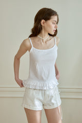 SIMPLE FRILL TIERED TOP