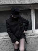 soft knit beret cap (2color)