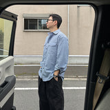 ピークストライプシャツ