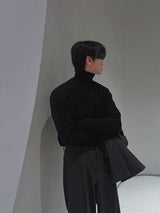 ASCLO Arm Warmer Turtle Neck T (4color)
