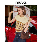 muva. ウーブン ハンド＆ミニ 2WAYトートバッグ