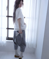 Cat Ear Pocket Pants (Light Gray)