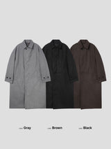 [130cm] Biei wool mac long coat 