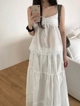 Lia lace long skirt (one color)
