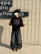 Low Snap Balloon Denim Pants (2 Colors)