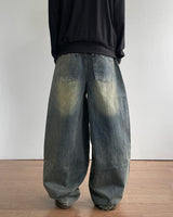 Pove Curved Denim Pants
