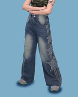 triple star denim pants