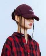 939 LOGO 6-PANNER CAP (BURGUNDY)