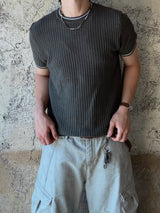 City Ringer Waffle Short Sleeve T-Shirt 3C