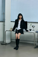 MILD CROP BLAZER / BLACK
