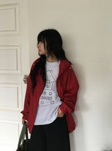 [unisex] ソヨ カラー ルーズフィット ウィンドブレーカー