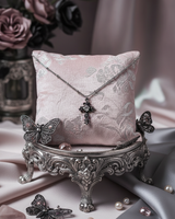 [NMIXX Haewon Necklace] ノクターンゴシッククロスカラーボーンネックレス (ステンレス)