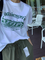 Andy House Lettering Short Sleeve T-shirt / 3 colors