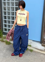 STAR POINT NYLON PANTS