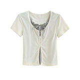 Sora Layered Button Top