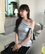 ゼンオフストラップテンションスリムトップ