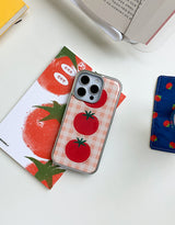 [MADE]トマトケチャップ シルバーエポキシ iPhoneケース