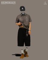 DO Check Trunk Layered Sweat Pants