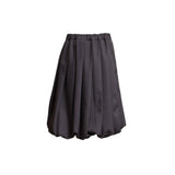 (3color) Rose Pleats Balloon Skirt