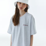 スナップロゴTシャツ メランジグレー