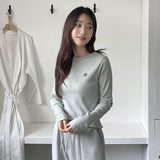 STITCH ROUND LONG SLEEVE T-SHIRT