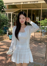 フローラルレイヤードスリムキャミソール (5color)