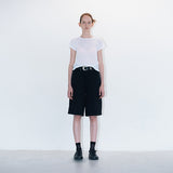 Like ribbed tee white
