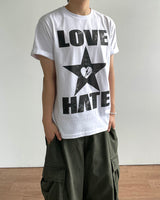 ラスプリント半袖Tシャツ