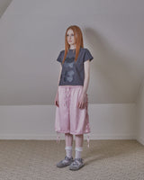 printing logo basic top / charcoal