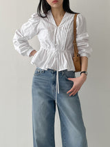 558 Catbrush Wide Denim Pants