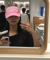 MM マイメモリーズウォッシュドキャップ (PINK)