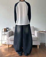 ウォッシングバルーンデニムパンツ
