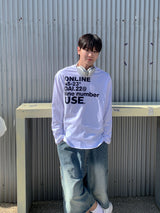 オンラインユーズロングスリーブT