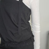 Ruffle Trimming Top - 2colors