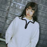 LOW GAUGE POLO KNIT