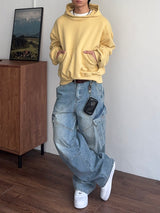 Glide Wide Cargo Denim (3color) (No.1007)