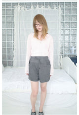 sheer rib button cardigan (2c)