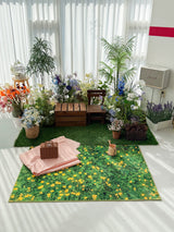 Buttercup field, Landscape rug 100x150