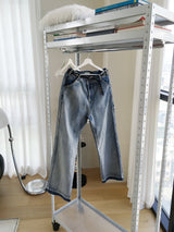 No.1664 cut off washing denim PT