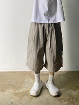 Metal Nylon Cargo Half Pants 3C