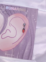  All surgical steel carrot piercing