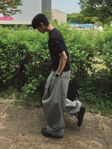 ベイドポケットクロップ半袖Tシャツ 4C