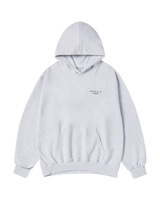 25FW BASIC LOGO NAPPING HOODIE MELANGE