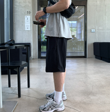 オッズアイスクーリングワンタックバミューダナイロンバンディングショーツ