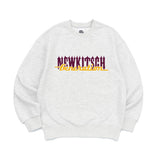 METAL LOGO SWEATSHIRTS-LIGHT MELANGE