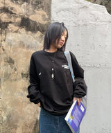MM SYMBOL LOGO LONG SLEEVE T(BLACK)