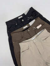 [FW/Brushed Lining] 421 Curved Bonded Wide Pants