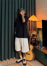 Light One-Tuck Bermuda Shorts 4COLOR