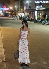 Goldfish lace cancan two-piece set