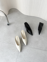 stiletto wedge mule (2color)
